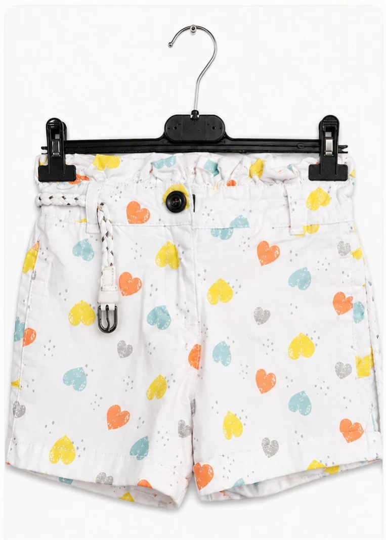 Short Orchestra cœurs multicolores – 5 ans